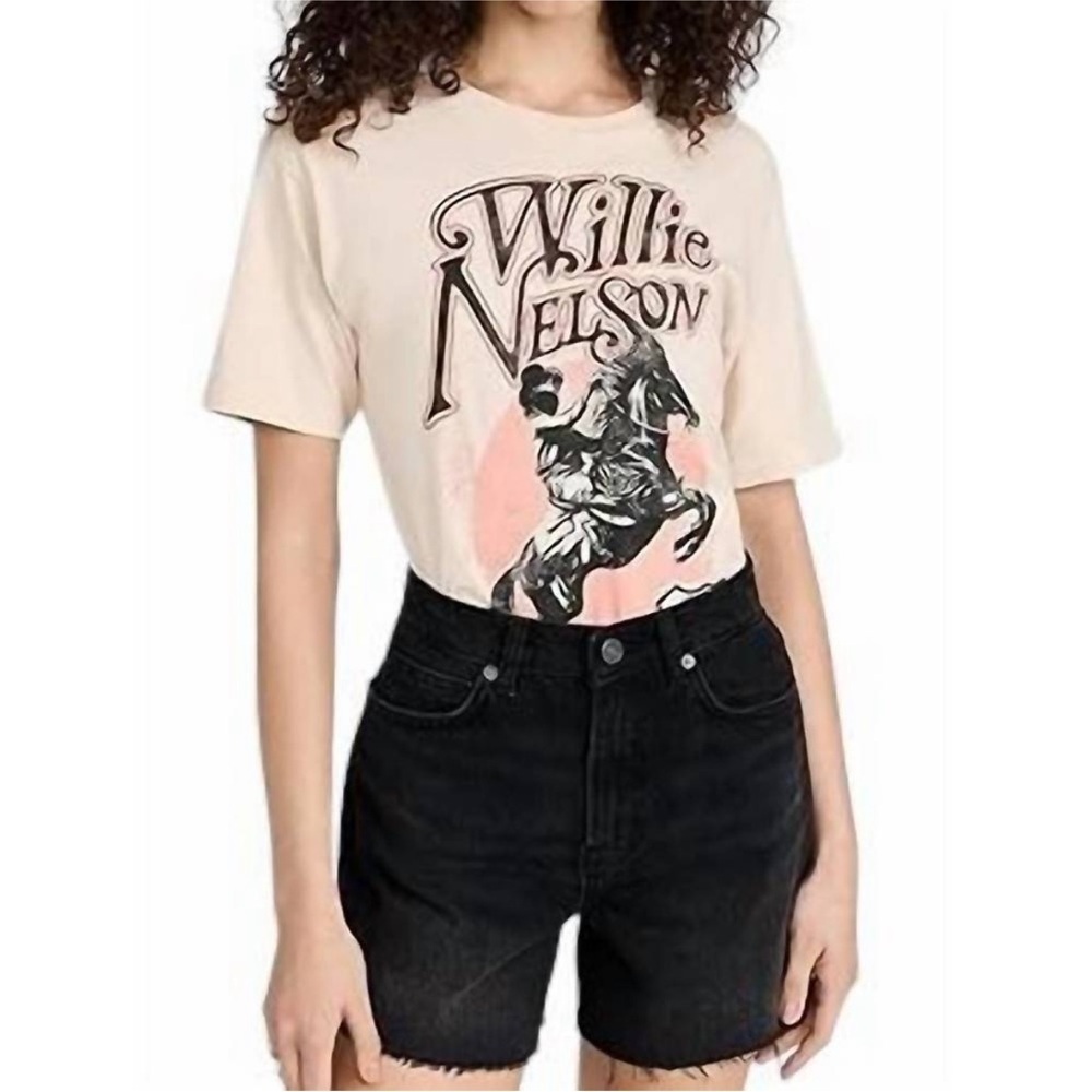 NEW DAYDREAMER willie nelson route 66 weekend tee in sand